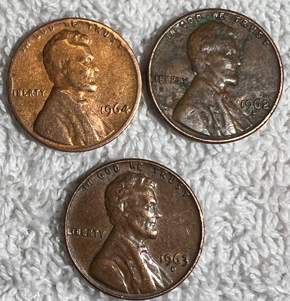 1964-Gold-Penny-Sandblasted
